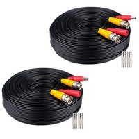 Cable BNC para cámara de seguridad siamesa, Cable BNC para sistema de videovigilancia DVR AHD HD de 5MP, todo en uno