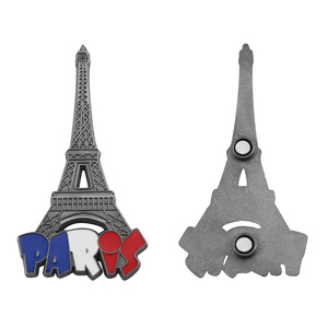 مخصص شعار 2D/3D معدني التجول التذكارية المدينة مخصص ثلاجة مطلية بالمينا مبرد مغناطيسي - Product Image 2