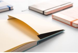LABON-Cuaderno de tapa dura A5, diario de papel grueso Premium con banda elástica - Product Image 3