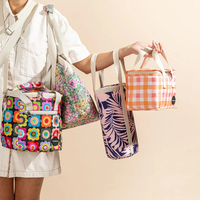 Sac isotherme de voyage imperméable personnalisé de qualité supérieure avec doublure en PEVA, souple, isolé, pour le déjeuner, le camping, avec sangles pour le travail et l'école