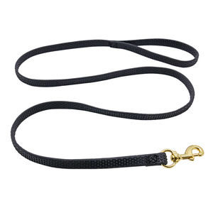 DL004 내구성 PVC 애완 동물 칼라 솔리드 패턴 방수 실행 반사 리본 무료 샘플과 빠른 릴리스 개 가죽 끈 - Product Image 5