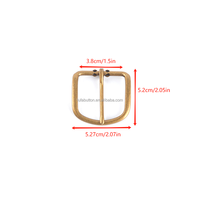 Boucles de sangle à une broche pour barre de talon économique du fabricant pour 32mm 38 mm