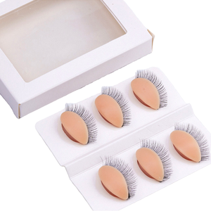 Round <b>Silicone</b> Eyelash Extension Box Durable Lash Training Storage Case Beauty <b>Tool</b> - Product Image 4