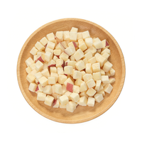 Gedroogde appelblokjes met schil, bulkverpakking, gedroogde fruitsnack