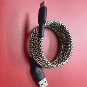 Portable Fast Charge Data Cable Usb Charging Cable Type-C Magnetic Retractable Data Cable