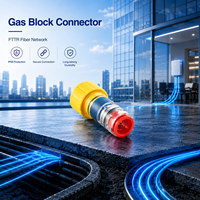 Connecteur de blocage de gaz pour micro-conduits série GBC, bouchon de blocage de gaz passif pour micro-conduits, pour projets de télécommunications par fibre optique