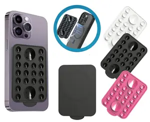 Handy Silicone Suction Phone Case Mount, Adhesive Hands-Free Phone Holder for iPhone and Android