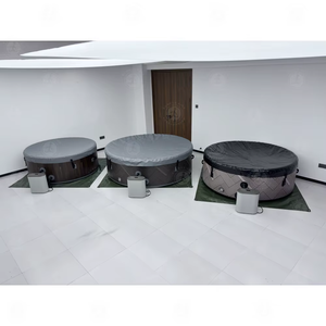Spa <span class=keywords><strong>gonflable</strong></span> de haute qualité pour l'hydrothérapie intérieure et extérieure avec couverture de natation pour 4 personnes - Product Image 3