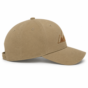 Gorra de Béisbol de 6 Paneles Color Caqui con Logotipo de Montaña Bordado, Unisex, Estilo Casual para Exteriores, Ajustable, para las Cuatro Estaciones - Product Image 3