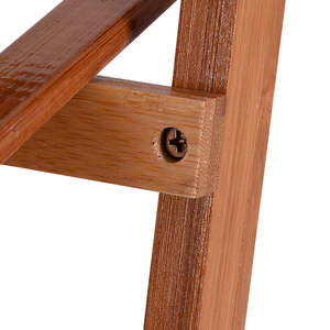 Espositore pieghevole per piante da giardino un 3 livelli da esterno in <span class=keywords><strong>bambu</strong></span> per vasi da fiori - Product Image 3