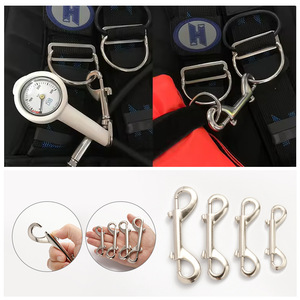 Double-Headed Dog Buckle Zinc Alloy <b>Quick</b> Release Pet Leash <b>Connector</b> 65mm 80mm 88mm 100mm - Product Image 2