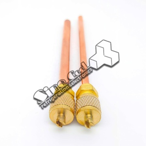Vanne de <span class=keywords><strong>charge</strong></span> et d'accès en cuivre 1/4 pour la réfrigération et la climatisation - Product Image 4