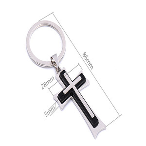 Caliente, de moda, nuevo llavero de metal coche llave anillo Christian colgante para <span class=keywords><strong>amigo</strong></span> regalo venta al por mayor - Product Image 3