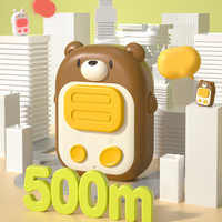 Jouets talkie-walkie pour enfants avec animaux de dessin animé, portée de 500 mètres