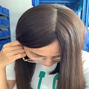<span class=keywords><strong>Pelo</strong></span> humano remy de 18 pulgadas, base de seda <span class=keywords><strong>balayage</strong></span> marrón con 150% de densidad, trama de piel invisible <span class=keywords><strong>en</strong></span> la espalda, superventas - Product Image 3