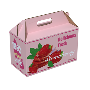 Giá thấp sóng dâu tây vận chuyển hộp tươi trái cây khô Cherry cà chua bao bì hộp cho trái cây bao bì giấy - Product Image 1