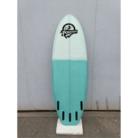 Planches de surf courtes en époxy personnalisées de 5'8, noyau en mousse EPS, fibre de verre, planche de surf pour le surf