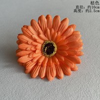 Bunga Daisy Sutra Buatan Tangan Gaya Modern Kepala Bunga Gerbera untuk Dekorasi Rumah Natal Tahun Baru Pernikahan