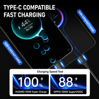 Câble de charge USB 3 en 1 HYTO de haute qualité, câble de charge rapide multiport 100W avec câble de téléphone TYPE C/IOS/Micro-USB