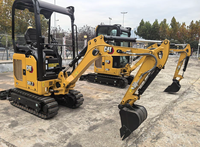 Excavatrice sur chenilles hydraulique CAT 301.7 de 1,7 tonne, 301.8, 302.7, 303, 303.5 avec moteur, pompe, boîte de vitesses et roulement