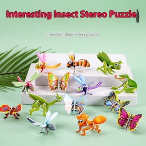 Handmade DIY giấy Câu Đố ba chiều câu đố đồ chơi mẫu giáo Bộ Quà Tặng giảng dạy tài nguyên Đồ chơi giáo dục cho trẻ em - Product Image 3