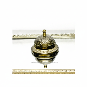 Cloche de table en laiton antique pour la décoration de la maison et l'utilisation au bureau, cloche de bureau en laiton, cloche de table de bureau, cloche de comptoir d'hôtel, cloche de sonnerie - Product Image 1