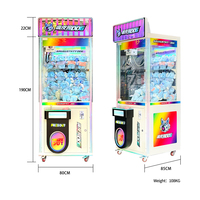 Machine d'arcade populaire à griffes en métal pour enfants, avec accepteur de pièces, accepteur de billets et lecteur de cartes, pour l'amusement