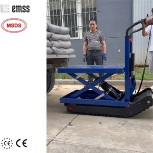 EMSS 400KG Load Electric Dolly For Inflatables Moving Platform Hand Truck Industrial Electric Cart Trolley