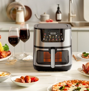 2025 keluaran baru 9L 12L 15L 2800W layar sentuh cerdas bebas minyak penggorengan udara panas elektrik - Product Image 6