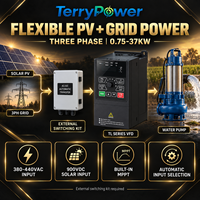 Variateur de fréquence (VFD) 380V AC avec contrôle V/F, 0,75KW-37KW, 50-60Hz, monophasé ou triphasé, pour moteur de compresseur