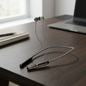 สายคล้องคอมีคุณสมบัติ ENC สำหรับบลูทูธที่มีไฟแสดงสถานะแบตเตอรี่ LED 200-500mAh สำหรับผู้ซื้ออุปกรณ์เครื่องเสียงทั่วโลก - Product Image 1