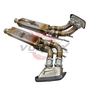 Système d'échappement Catback en alliage de titane poli miroir bleu brûlé haute performance Vortex 1,2 mm pour Mercedes-Benz W465 G63 24 - Product Image 5