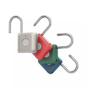 Maleta impermeable Mini <span class=keywords><strong>candado</strong></span> de huellas dactilares, cerradura inteligente de seguridad para gabinete de huellas dactilares, <span class=keywords><strong>candado</strong></span> inteligente de seguridad - Product Image 1