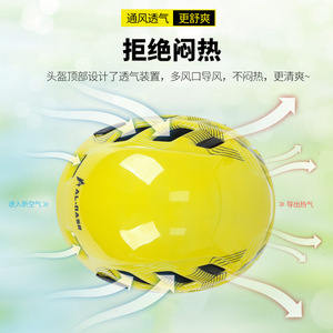 Casco Protector de Escalada Al-Nasr Amarillo Transpirable Unisex para Senderismo, Rappel y Canyoning al Aire Libre - Product Image 3