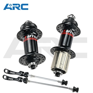 MT-018F/r 100/135 đen chất lượng cao ARC Phụ tùng xe đạp màu đen trung tâm khóa HG 8 9 10 11S Xe Đạp <span class=keywords><strong>Hub</strong></span> 32H siêu nhẹ <span class=keywords><strong>MTB</strong></span> trung tâm - Product Image 1