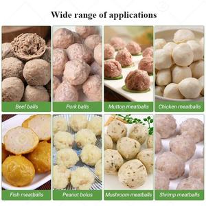 Mini remplisseur de boulettes de viande farcies <span class=keywords><strong>Croquette</strong></span> de viande au fromage Boule de boeuf Faire une production moyenne Machine de cuisson Batteur - Product Image 6