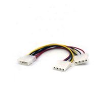 Cable divisor de alimentación PSU de 2 vías y 4 pines SeekEC de 18 cm, cable IDE LP4 Molex 1 a 2, cable de extensión, conectores de cables de computadora