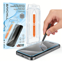 BAYCHILL Protection d'écran en verre trempé de qualité supérieure 9H, sans poussière, pour téléphone portable 17 16 15 14 13 12 11 Ultra-fin 2.5D