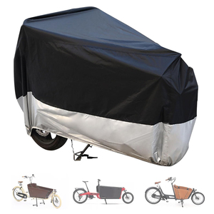 Bâche de protection pour vélo cargo 420D imperméable et résistante aux <span class=keywords><strong>UV</strong></span>, haute qualité, <span class=keywords><strong>anti</strong></span>-déchirure, pour garage à vélos - Product Image 1