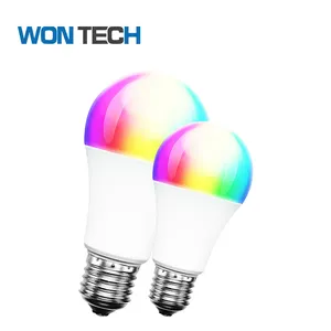10W 15w智能发光二极管灯图雅灯泡BT B22 E26 E27灯泡灯RGB发光二极管智能灯泡无线智能灯泡