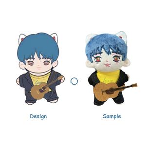 OEM ODM Bajo MOQ Llaveros de Peluche Personalizados Pequeños para Muñecas, Llavero de Peluche Chibi Personalizado para Niñas, Estándar de Seguridad - Product Image 6