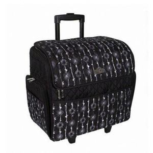 Free sample Strong Carry Handles and Shoulder Strap Compatible Rolling Trolley Tote with <b>Sewing</b> <b>Machine</b> Case on Wheels - Product Image 6