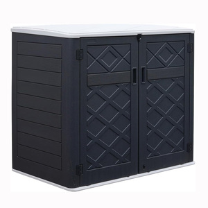 屋外プラスチックヤード樹脂工具庭収納棚付きヨーロッパスタイル - Product Image 1