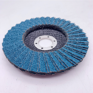 Zirconia doppia foglie Flap Disco 4.5 pollici Disco Flap 115x22mm per acciaio inox - Product Image 1