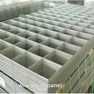 गर्म डूबा हुआ जस्ती लोहे का तार चौकोर छेद वेल्डेड जाल पैनल निर्माण तार जाल - Product Image 3