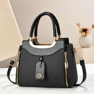 2026 Women's <b>Soft</b> <b>Leather</b> Large Capacity Handbag Zipper Decor Single Shoulder Crossbody <b>Bag</b> New Fashion Waterproof - Product Image 5