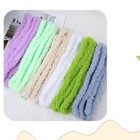 Kit de bricolage éducatif en chenille de 1 m de long pour ours en peluche et chiot, style dessin animé, forme libre pour jouets d'enfants (Décorations colorées)
