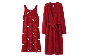Anzhiban Super caldo mezzo Pile accappatoio rosso ampia <span class=keywords><strong>camicia</strong></span> <span class=keywords><strong>da</strong></span> <span class=keywords><strong>notte</strong></span> <span class=keywords><strong>Set</strong></span> adatto per l'autunno <span class=keywords><strong>e</strong></span> l'inverno abito <span class=keywords><strong>da</strong></span> donna - Product Image 5