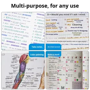 Set di 12 Ricariche per <span class=keywords><strong>Penna</strong></span> <span class=keywords><strong>a</strong></span> <span class=keywords><strong>Sfera</strong></span> Universale Non-Carbonica da 3,4mm, 12 Colori, <span class=keywords><strong>con</strong></span> <span class=keywords><strong>Cartuccia</strong></span> d'Inchiostro, per Studenti - Product Image 4