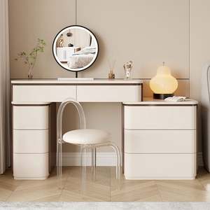Table de toilette en bois massif pour chambre à coucher Normcore, nouveau style, coiffeuse intégrée, petits appartements, <span class=keywords><strong>commode</strong></span> principale - Product Image 1